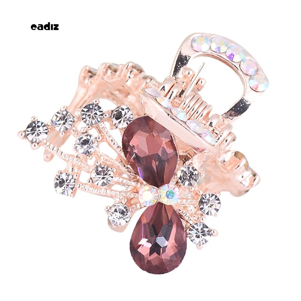 Kẹp Tóc Nơ Đính Đá Lấp Lánh