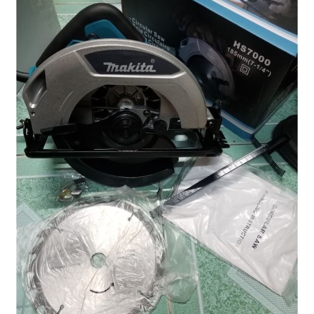 Máy cắt gạch, cưa gỗ makita 185mm HS7000 hàng loại 1