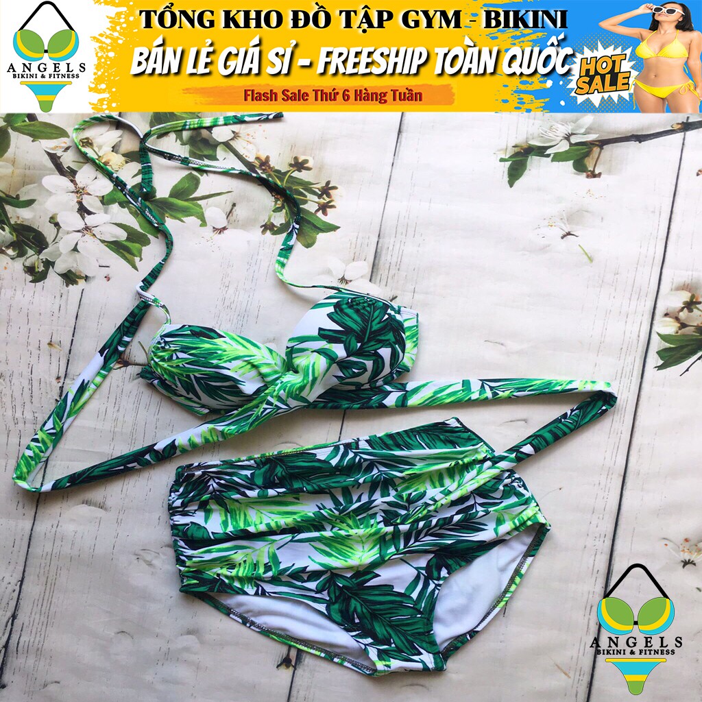 Bikini Bộ Đồ Bơi Hai Mảnh Hoa Lá Freesize BHV021 [ Giá Sỉ ] | BigBuy360 - bigbuy360.vn