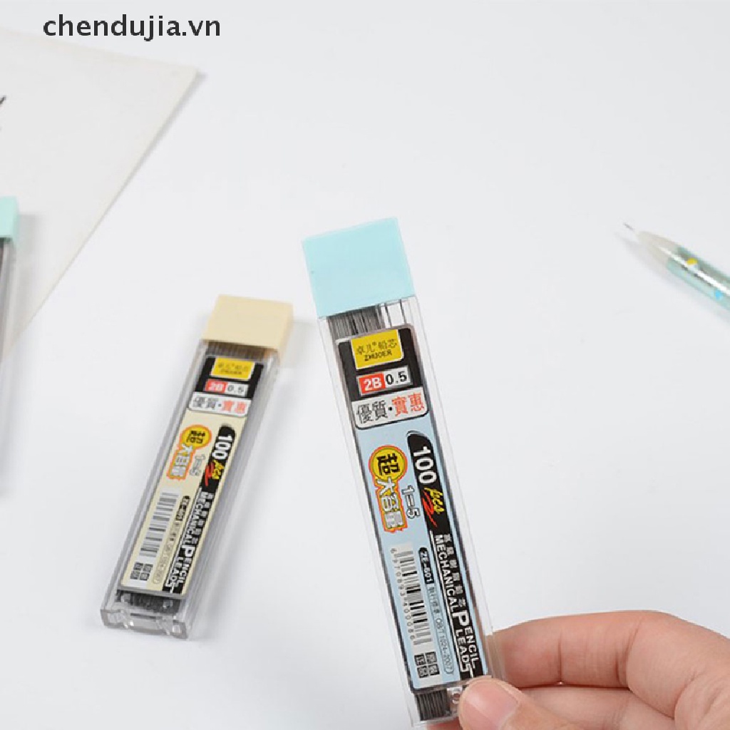 Hộp 100 Ngòi Bút Chì Bấm 2B Có Thể Thay Thế Ngòi Tiện Dụng