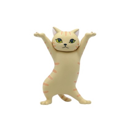 Giá Đỡ Tai Nghe AirPods Hình Mèo Nhảy Múa Dễ Thương Trang Trí Nhà Cửa / Văn Phòng