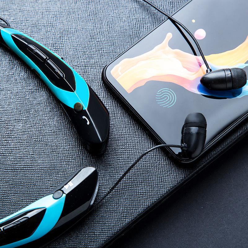 ❁Concept tai nghe bluetooth Hatsune Miku ngoại vi chạy thể thao đeo cổ vào có nhét thẻ