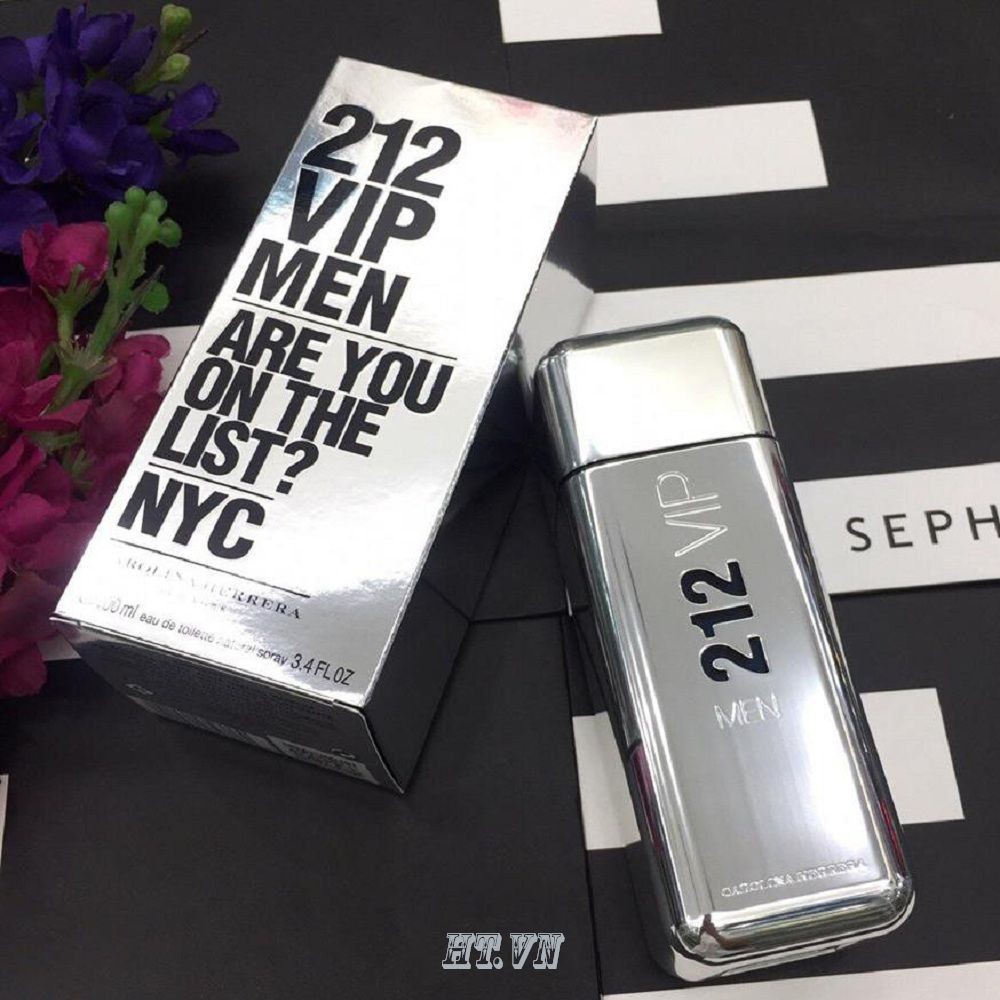 Nước Hoa Nam 100Ml Carolina Herrera 212 Vip Men Are you On The List? NYC 100% chính hãng