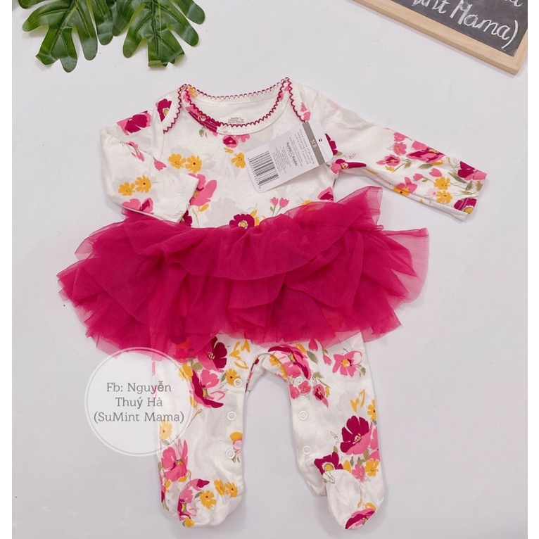 (Hot) Sleepsuit- Body cotton liền tất Rashti NY xuất Mỹ