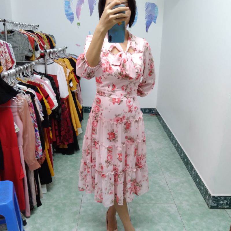 đầm hoa cao cấp