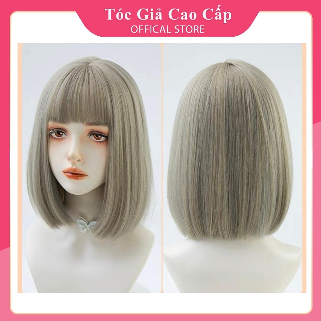 Tóc giả FREESHIP cả đầu cúp lỡ - D3030