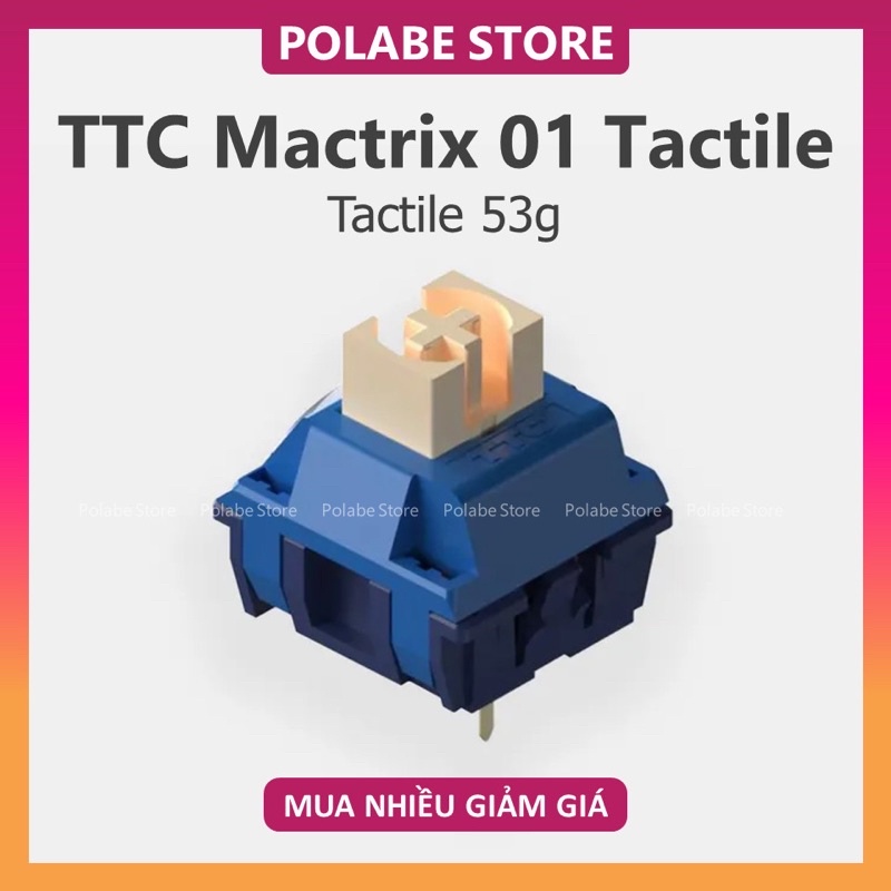 Công tắc bàn phím cơ TTC Matrix Tactile switch - Polabe Store