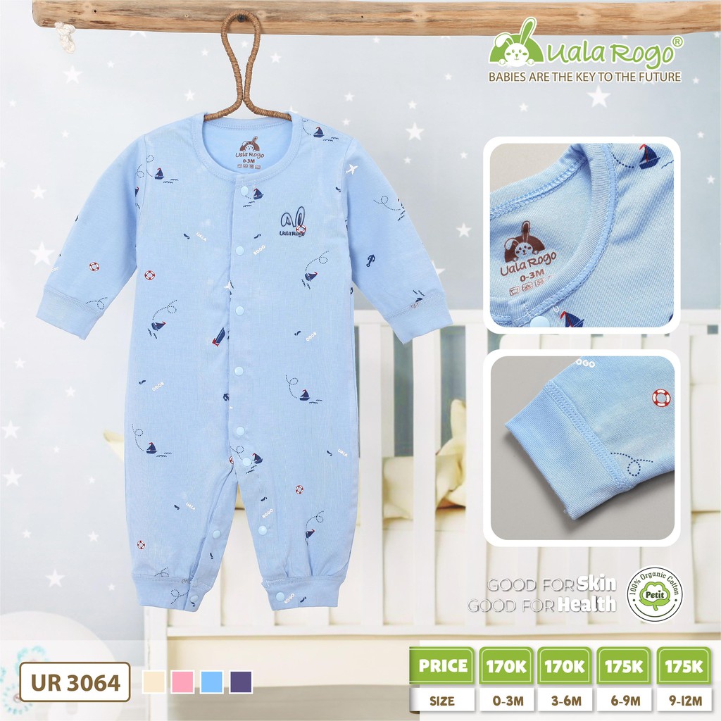 Body dài tay họa tiết Uala Rogo