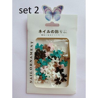 Charm Nail , charm nơ gắn móng cao cấp