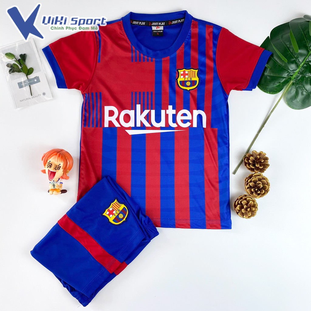 Bộ quần áo đá banh cho bé độ tuổi từ 1 đến 14 tuổi JP02 - ViKi Sport