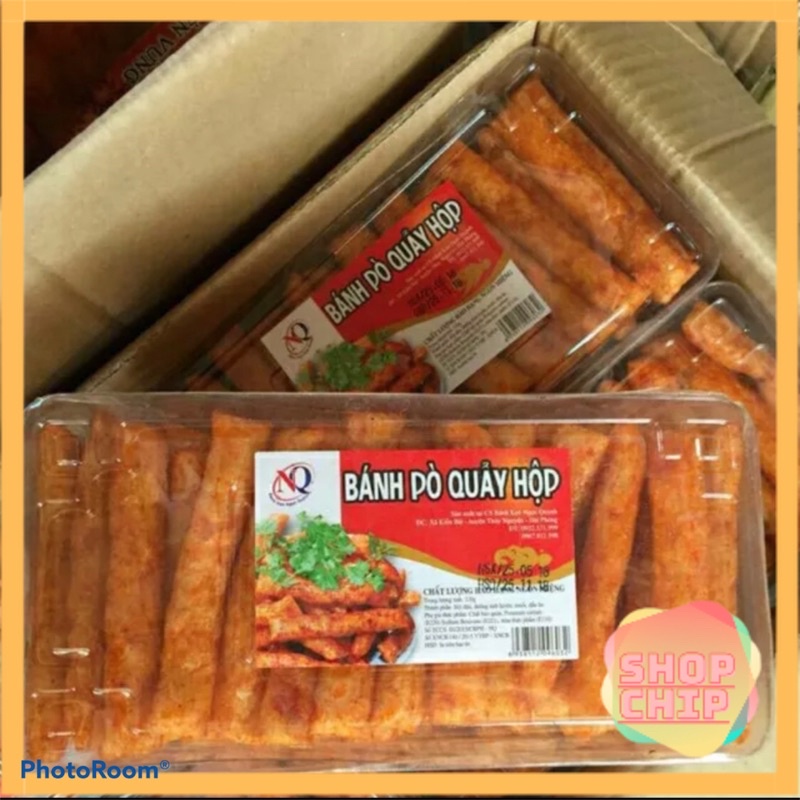 Bánh Pò Quẩy hộp đại ĂN THẢ GA, Snack Bánh Pò chua cay, đồ ăn vặt, ăn vặt tuổi thơ cổng trường