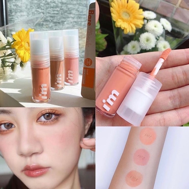 Má hồng dạng kem I'm Meme I'm Bare Cheek Liquid 3ml