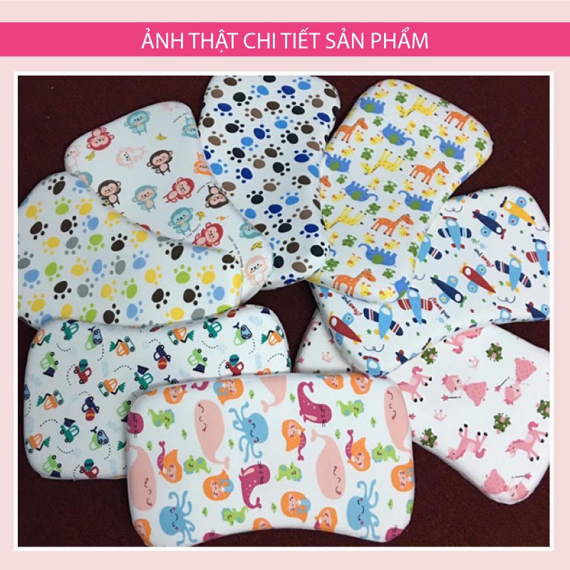 Gối Đầu Cao Su Non HOMIES Mềm Mại Êm Ái Cho Bé Từ 1 Đến 10 Tuổi - Nhiều Kích Thước