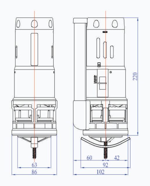 CỤM XẢ NƯỚC BỒN CẦU LIỀN KHỐI 2 NHẤN HA 