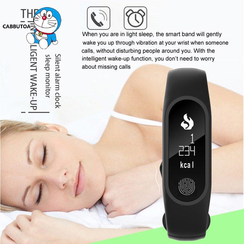 Vòng Đeo Tay Thông Minh M2 Plus Theo Dõi Sức Khỏe Kèm Phụ Kiện