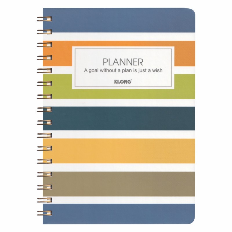 Sổ lò xo kép Planner khổ A5 KLONG MS: 945