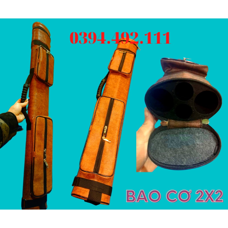 Bao cơ bida, bao đựng cơ bi-a 2x2
