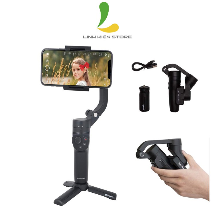 VLOG POCKET 2 | Gimbal chống rung Feiyu VLOG Pocket 2,Tay cầm chống rung cho điện thoại nhỏ gọn- Bảo hành 12 tháng | BigBuy360 - bigbuy360.vn