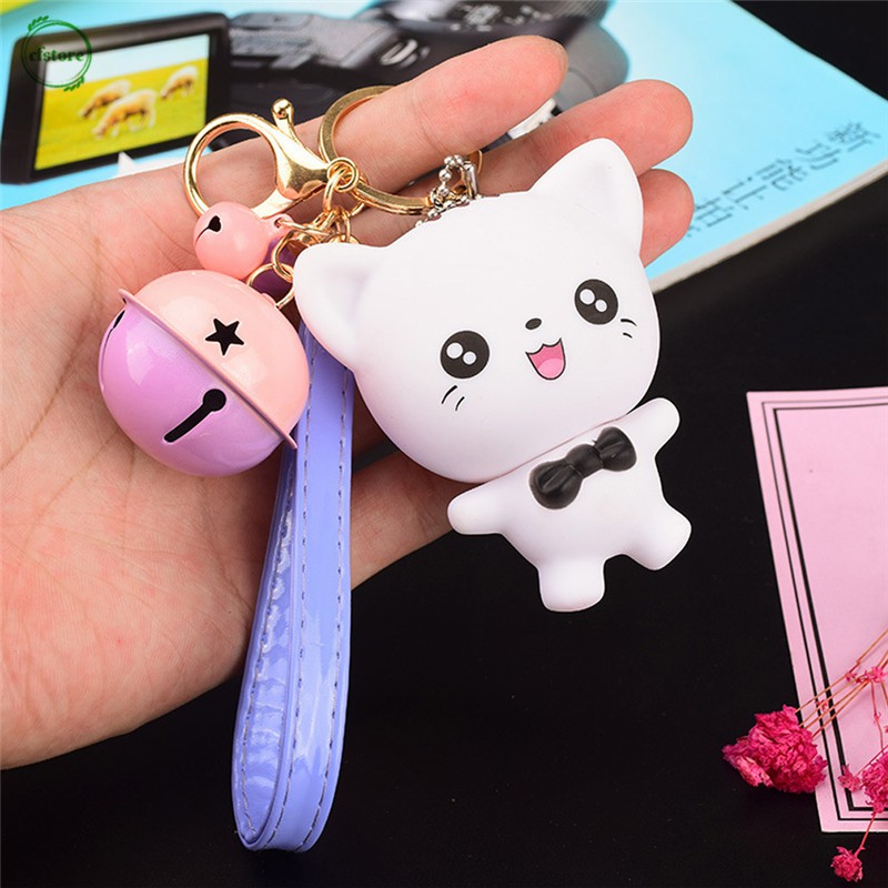 Móc Khóa Kèm Chuông Gồm 5 Màu Dễ Thương Xinh Xắn Để Trang Trí