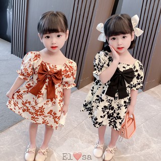 Đầm nơ trước cho bé
