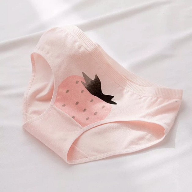 [CHE TÊN 100%] Quần Chíp Dâu Nhật LA16 Quần Lót Nữ Cute Chất Cotton Quảng Châu Cao Cấp Sexy Xịn Đẹp La.an Store | BigBuy360 - bigbuy360.vn