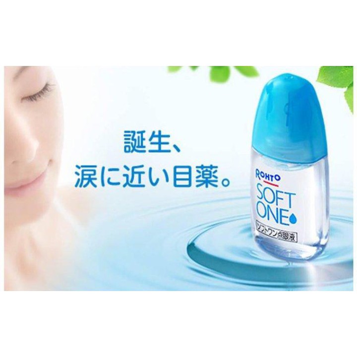 Nước Nhỏ Mắt Nhân Tạo Rohto Soft One Nhật Bản (Hộp 4 Lọ Mỗi Lọ 5Ml)