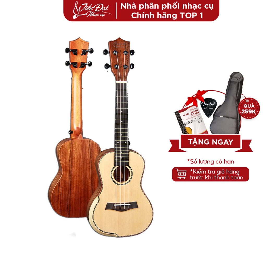 Đàn Ukulele Sqoe SQ UK453, UK450 24Inch 18 Phím Cao Cấp, Chế Tác Tinh Xảo