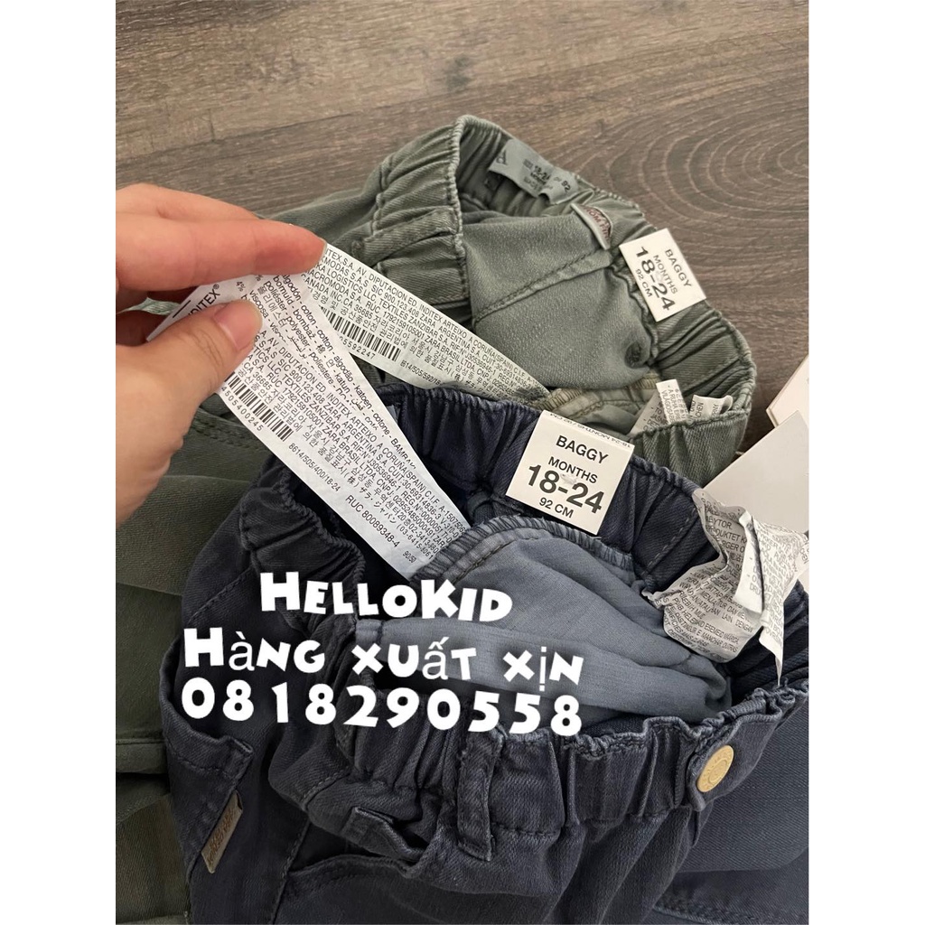 Q207 - Quần baggy new Zr bé trai &amp; bé gái