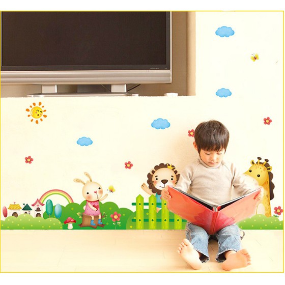 Decal trang trí Sư Tử trò chuyện cùng Bạn