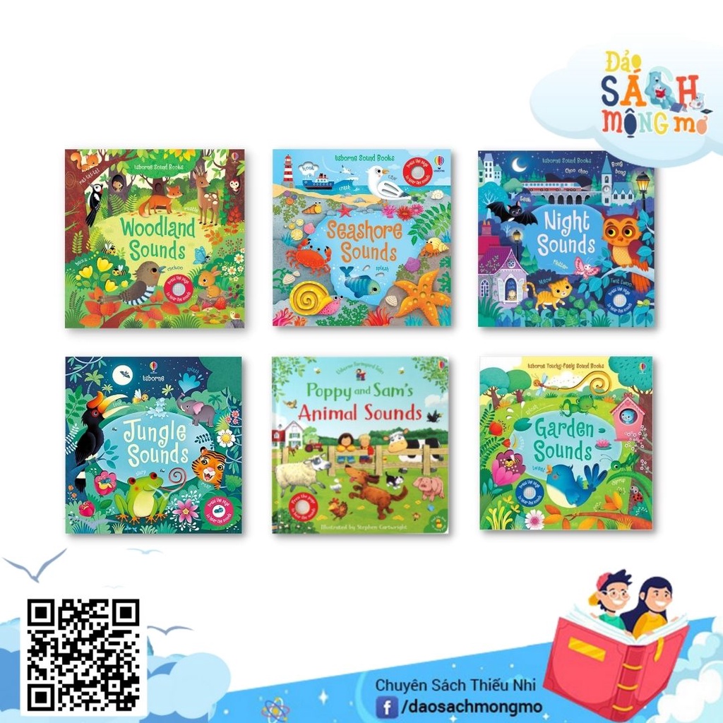 Đồ Chơi Âm Thanh Cho Bé - Chủ Đề Thiên Nhiên, Động Vật Usborne Sound Boo.k