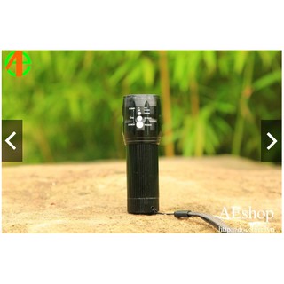 Đèn pin hợp kim nhôm dã ngoại siêu sáng đa dụng thấu kính lồi
