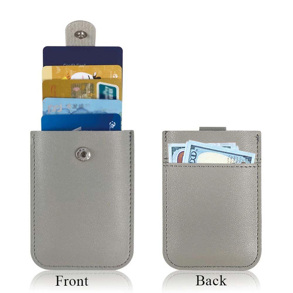 Ví Đựng Tiền Xu Bằng Da PU Siêu Mỏng Mini Tiện Dụng