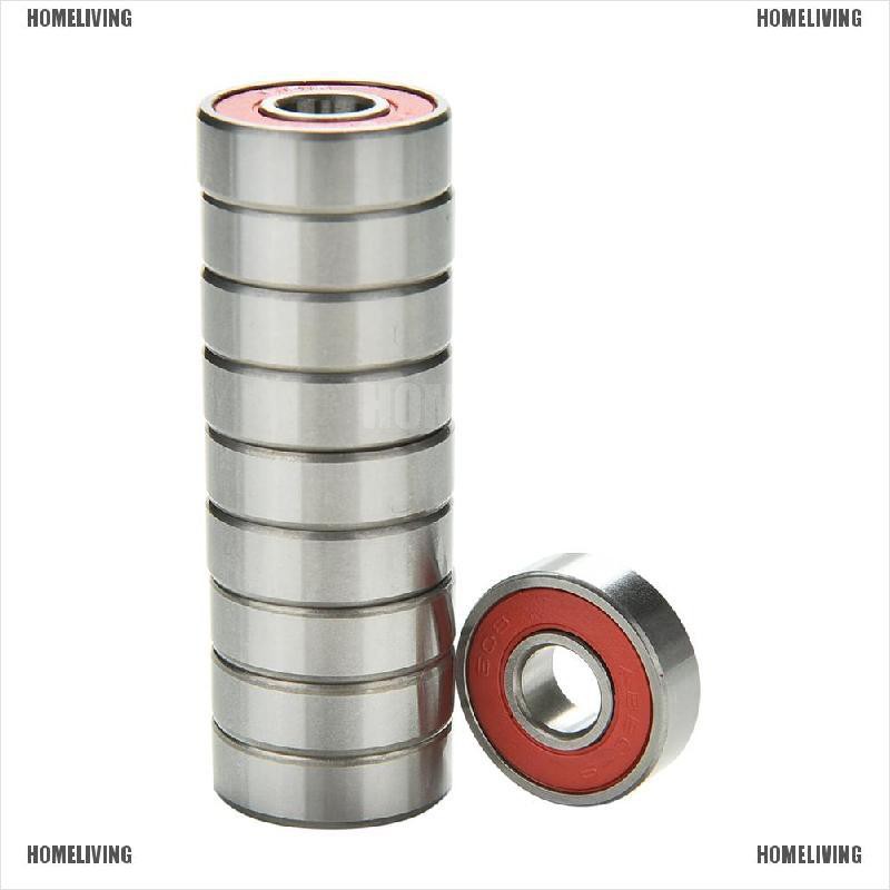 Set 10 Phụ Kiện Gắn Giày Trượt Patin ABEC-9 8 * 22 * 7