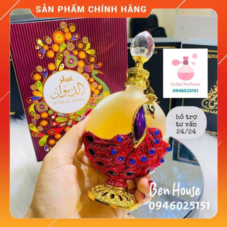 Tinh Dầu Nước Hoa Nội Địa Dubai Công Đỏ ( Phượng Hoàng Red) ATTAR AL DIWAN Sang Trọng, Quyến Rũ 29ml