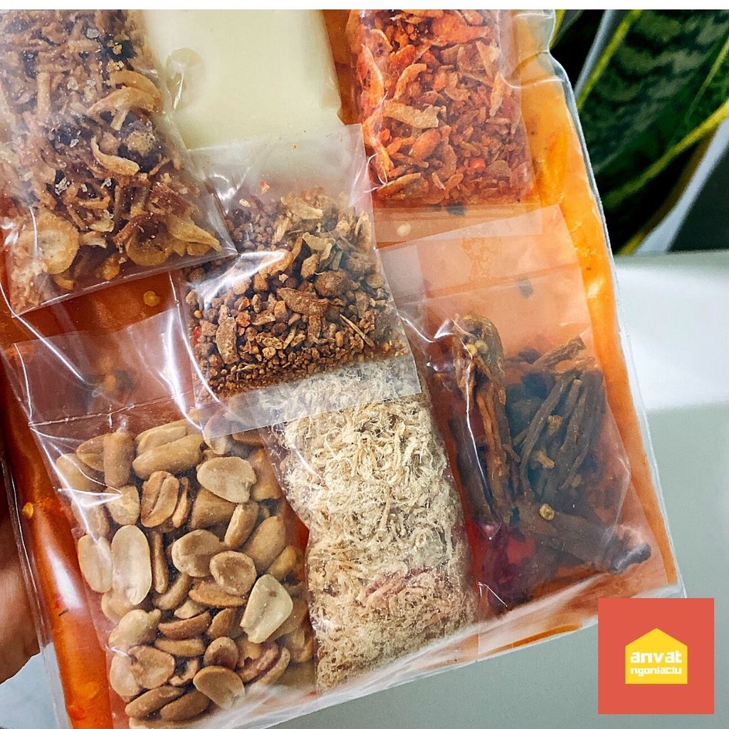 BÁNH TRÁNG BƠ 7 SẮC SIÊU TOPPING KHÔ HEO, CHÀ BÔNG BỊCH LỚN 23 NGƯỜI ĂN