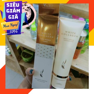 Sữa Rửa Mặt Trắng Da Collagen Ahc