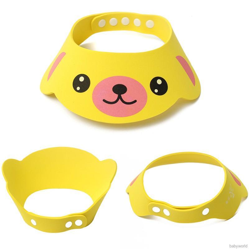 Mũ chắn nước gội đầu dễ thương cho bé