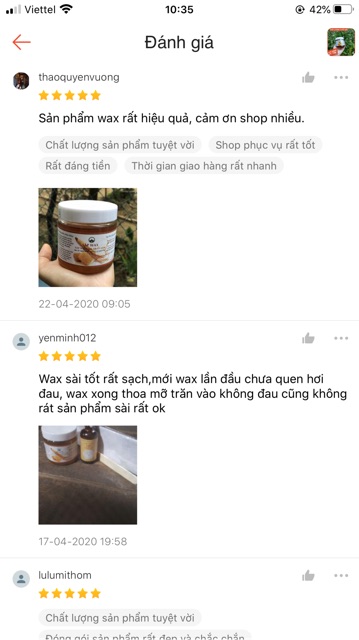 Sáp Wax Lông Nhân Sâm Shiny Handemade/Wax lông nách/ Triệt lông tay chân | BigBuy360 - bigbuy360.vn