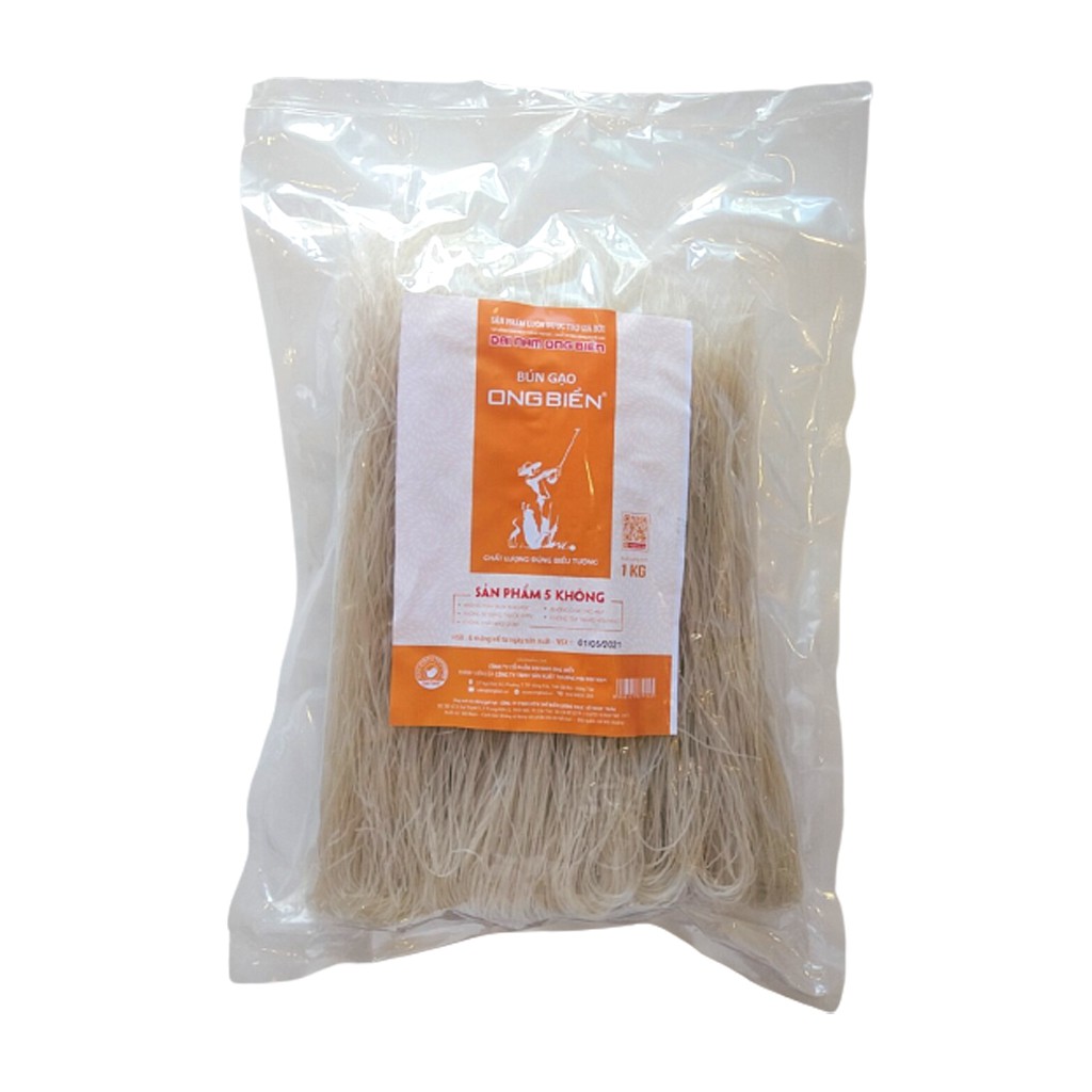 Bún Gạo Hữu Cơ Ong Biển⚡Gạo Sạch Nguyên Cám⚡Bún Lứt Ăn Kiêng.Giảm Cân.Eatclean (1kg)