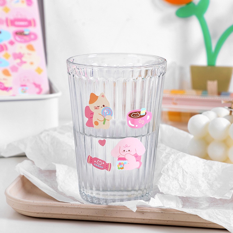 1 Tấm Hình Dán Động Vật Hoạt Hình Đáng Yêu