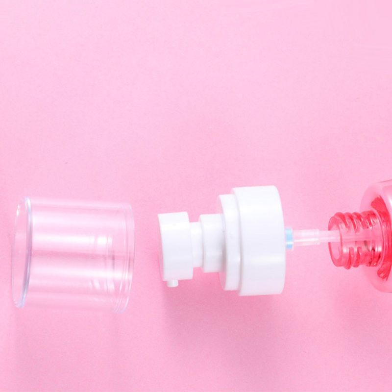 Set 5 Chai Nhựa Rỗng Trong Suốt Dạng Bơm Đựng Mỹ Phẩm Tiện Dụng Khi Đi Du Lịch