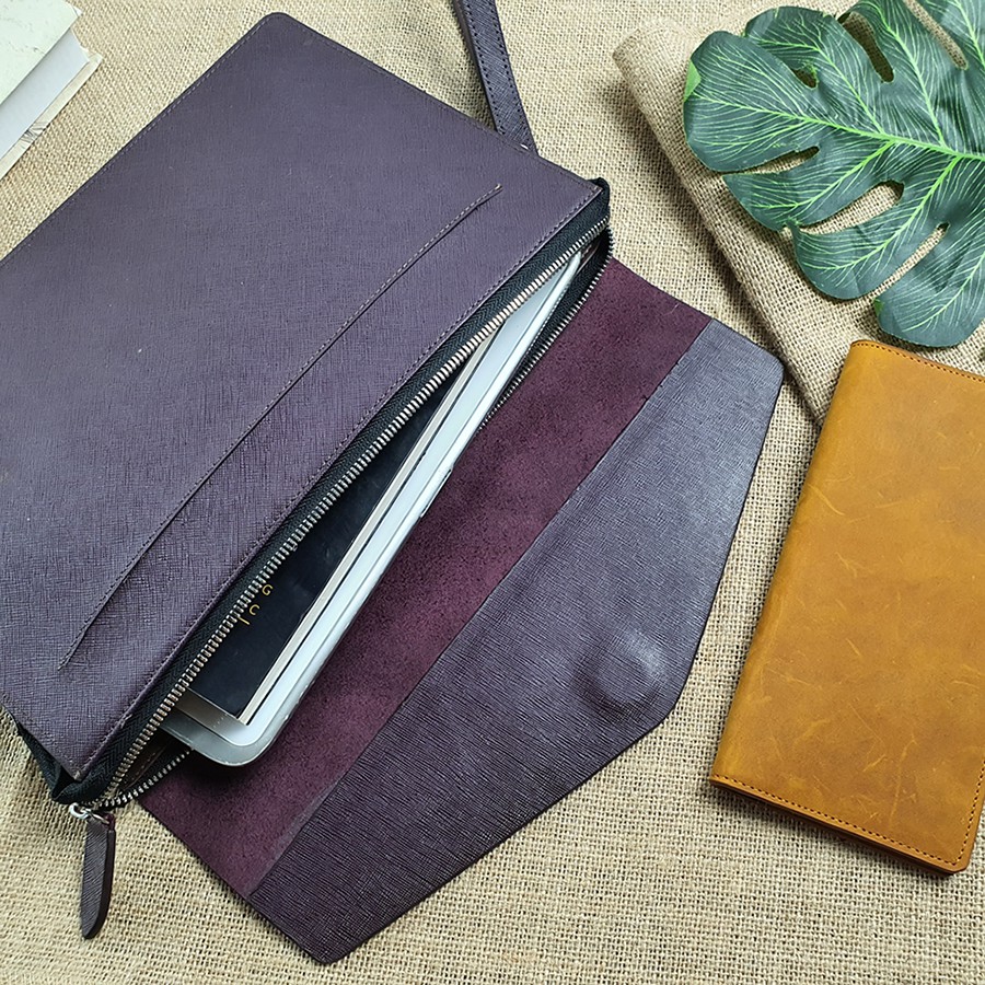 [Da Thật 100%] Ví Clutch Nam Cầm Tay Da Saffiano - Túi Công Sở Nam Cao Cấp - Bảo Hành 3 Năm | BigBuy360 - bigbuy360.vn