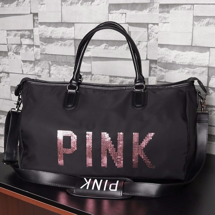 [Mã FATHANG5 giảm 10K đơn 50K] (kho sỉ lẻ) Túi du lịch PINK kim sa hot, túi du lịch, túi xách thể thao size 50 *36cm