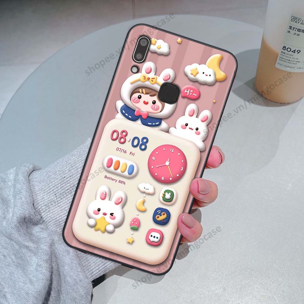 Ốp lưng Vivo Y91 / Y91c / Y93 / Y95 hình gấu, thỏ, đồng hồ cute dễ thương