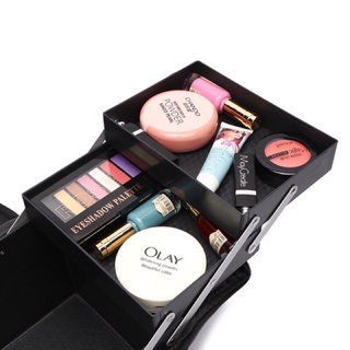 Cốp đựng đồ nail,mi,trang điem,phun xăm màu đen)