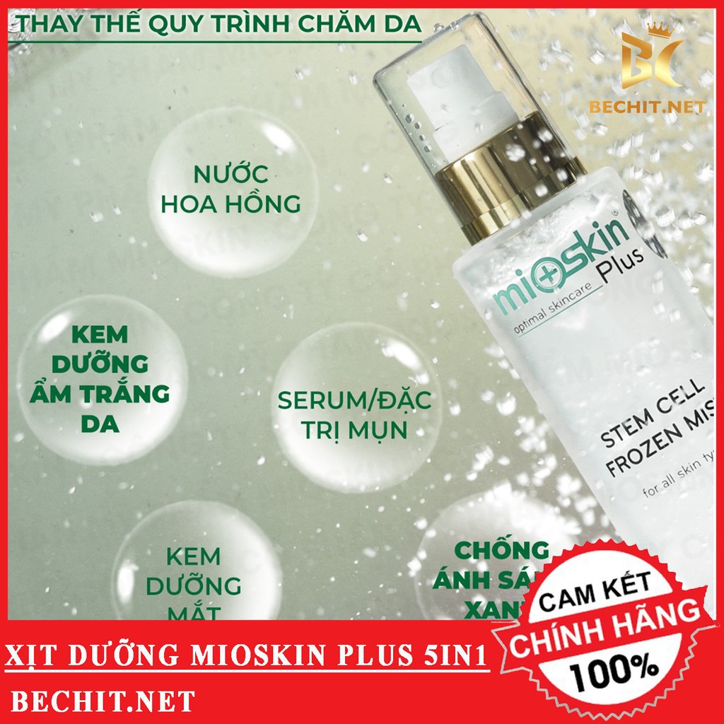 Mioskin Plus - Xịt Dưỡng Mioskin Hàn Quốc- Cấp ẩm Dưỡng Trắng và Tái tạo Da Ngăn Mụn Nám Tàn Nhang Lão Hóa