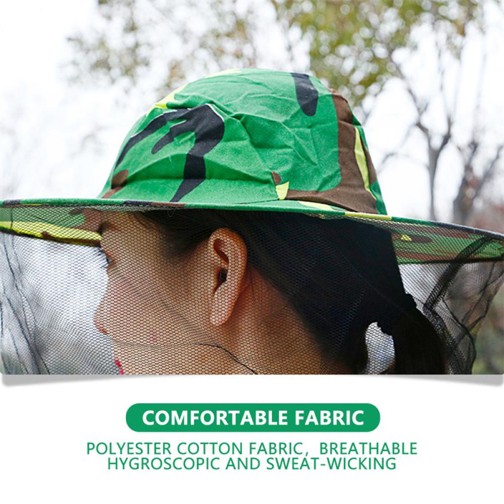 1 Mũ Cao Bồi Chống Ong Đốt / Côn Trùng Bảo Vệ Mặt K2R7