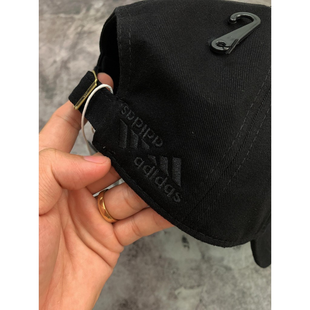 (THAILAND XUẤT XỊN) Nón das đen logo chữ H21 INFLUENCER HAT IN BLACK EW4556 Made in Thailand full tem tag code One size