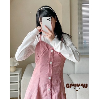 Đầm hồng nhung tăm -[Gau Nau]