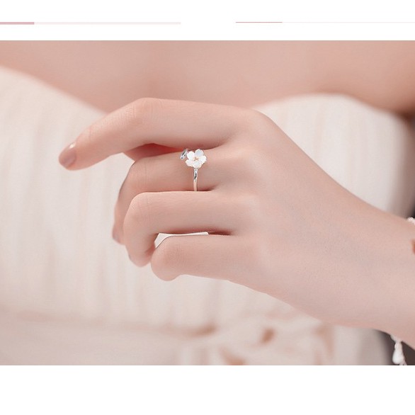 Nhẫn bạc 925 có thể điều chỉnh hợp thời trang